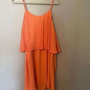 Mango chiffon dress
